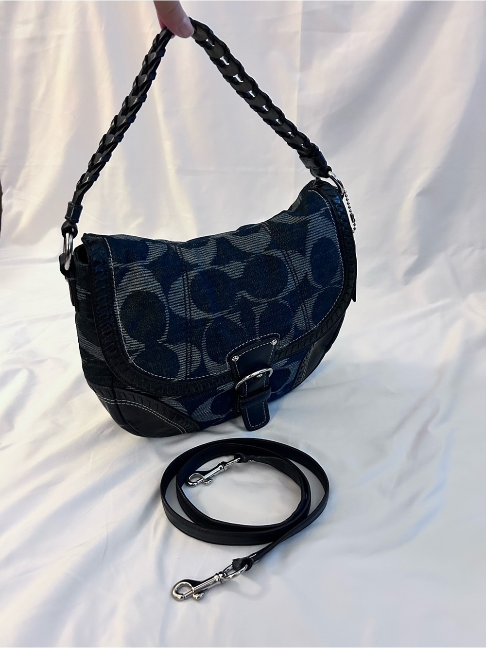 Coach Denim Shoulder Bag